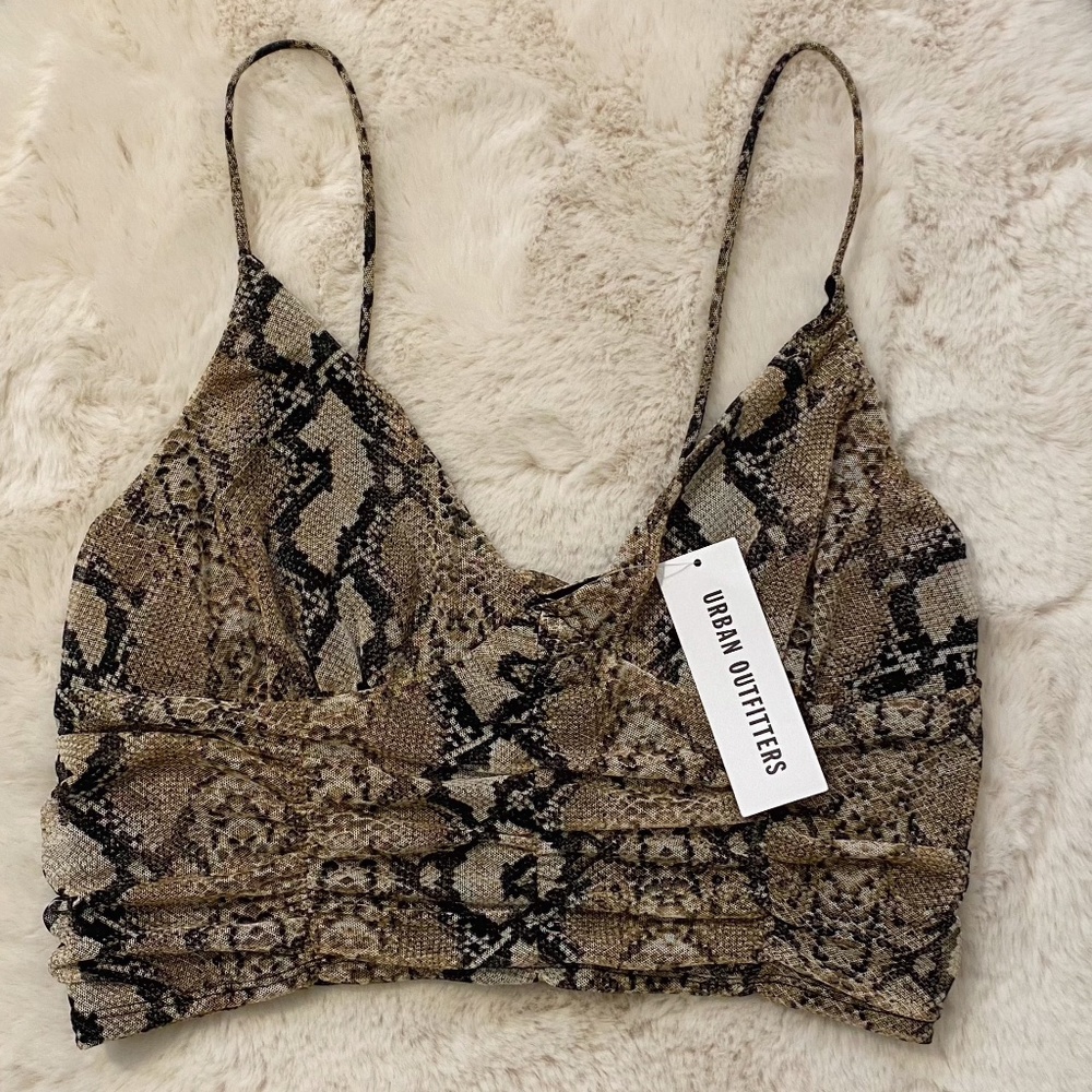 —SOLD— NWT UrbanOutfittersTOP Cami SnakeSkin